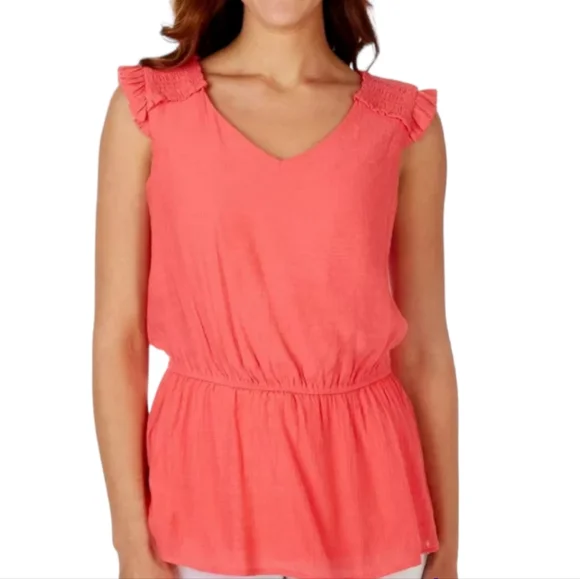 Harper 241 | Tops | Harper 24 Womens Solid Gauze Sleeveless Top